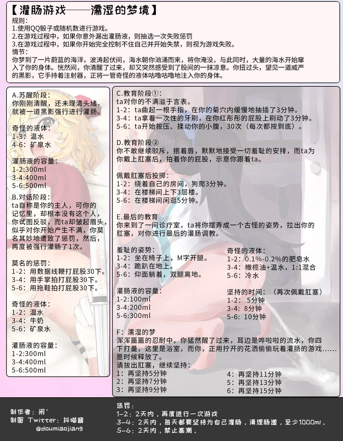 灌腸遊戲-濡溼的夢境