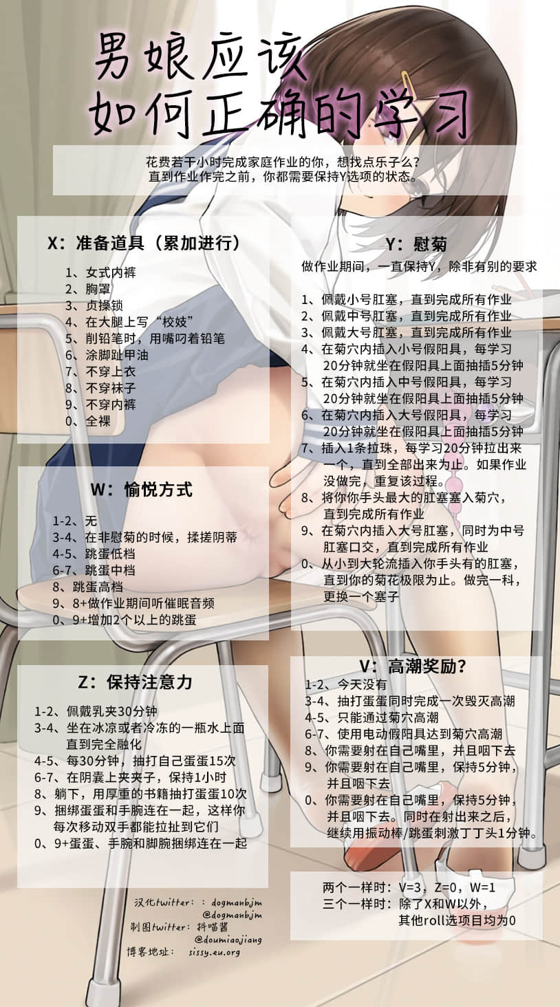男娘應該如何正確的學習