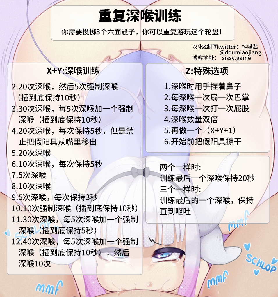 重複深喉訓練