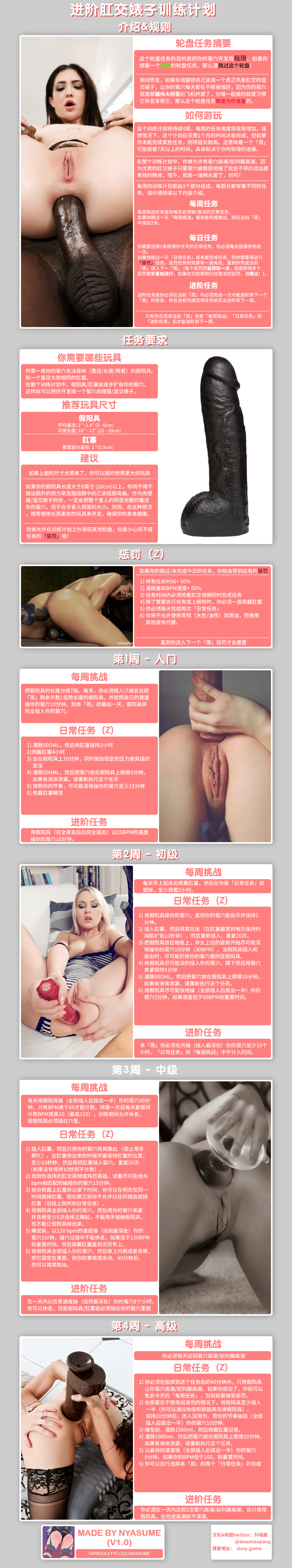 進階肛交婊子訓練計劃